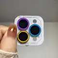Purple blue yellow