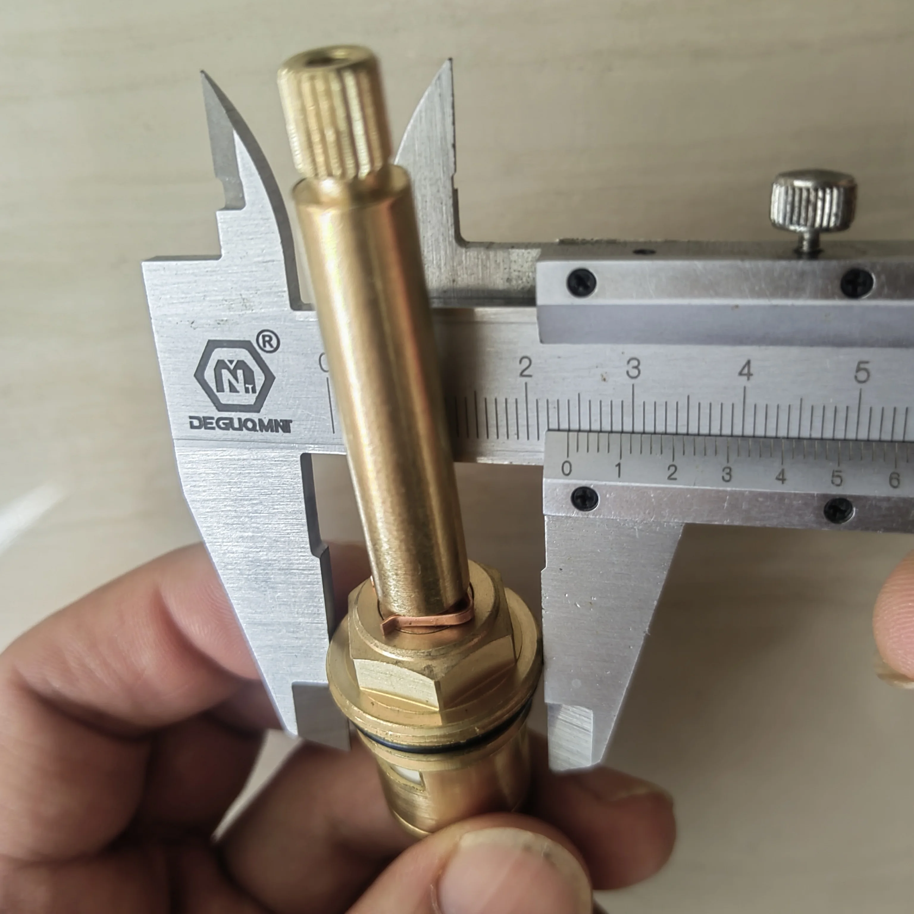 1/4 Turn G1/2 Double Teeth Brass cartridge Accessories Hot Cold Faucet Switch Ceramic Valve Core Double-handle Faucet Valve Core