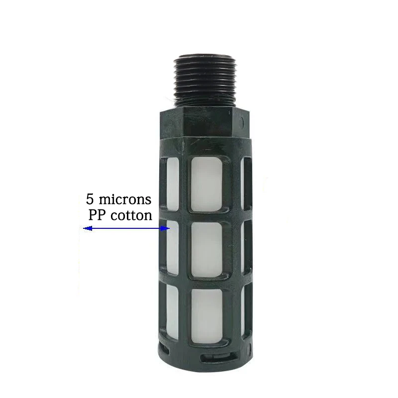 1pc 1/2" Male Thread Filter PP Cotton Mini Filter Water Inline Filter For Water Inlet Of Misting Pump Atomizing Spray Fittings 4
