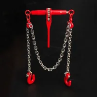 Metal Heavy Cargo Bundling Fixing Chains for Tamiya 1/14 RC Truck Scania MAN Benz Volvo Tractor Trailer LESU DEGREE Parts 1