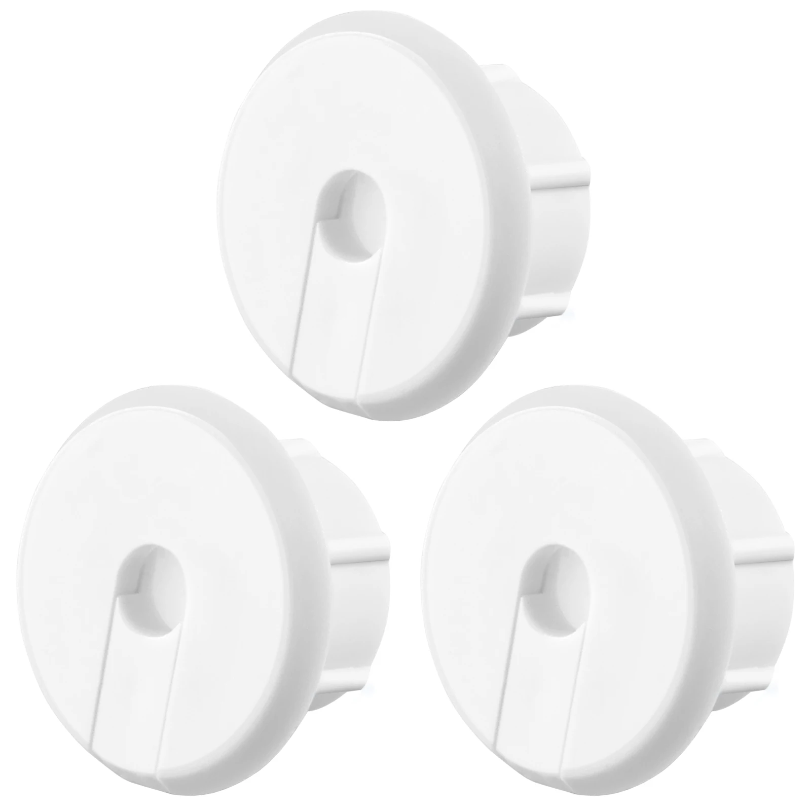 3Pcs Wall Bushing for Ethernet Cable Plastic Through Cable Bushings 0.7cm Reusable Wall Hole Feed Through Bushing