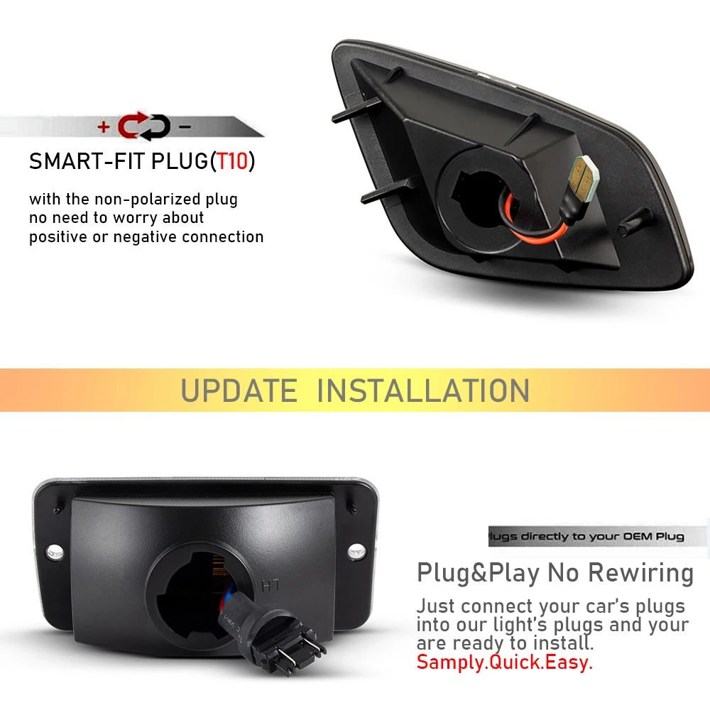 POPMOTORZ LED Clignotant Latéral, LED Indicateurs 2835 SMD Feux