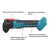 Cordless Oscillating Multi-Tools Electric Trimmer Saw Renovator Woodworking Cut Shovel Grind Polish Tool For 18V Makita Battery 5