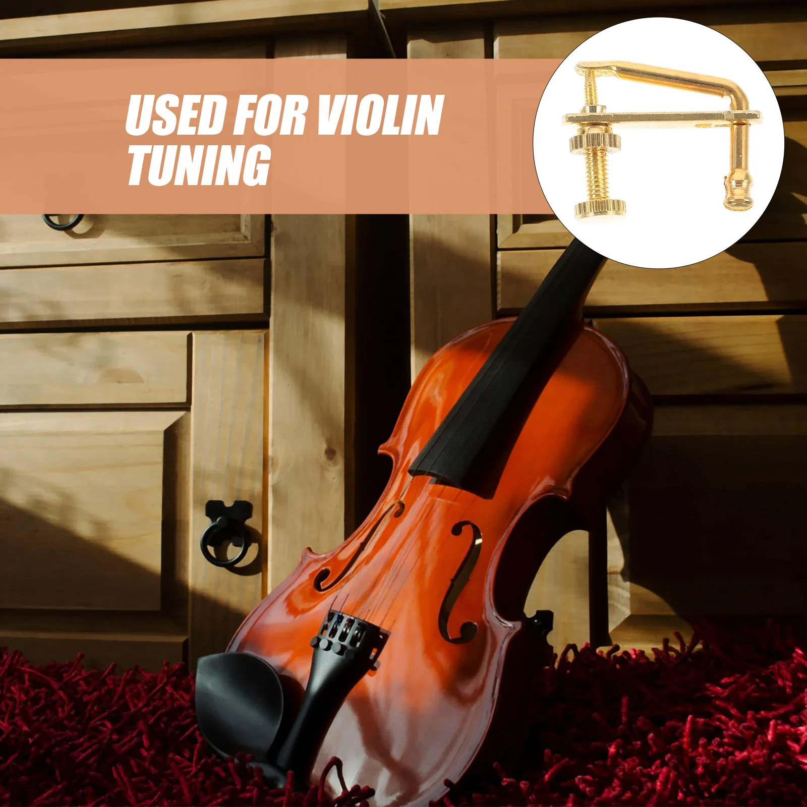 4 Pcs Violin Tuner Tuning Tools Accessories Keys Metal Fine Tuners Alloy Accessory