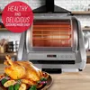 Ronco EZ-Store Rotisserie Oven,Gourmet Cooking at Home,Cooks Perfectly Roasted Chicken,Turkey,Pork,Roasts&Burgers,Large Capacity 2