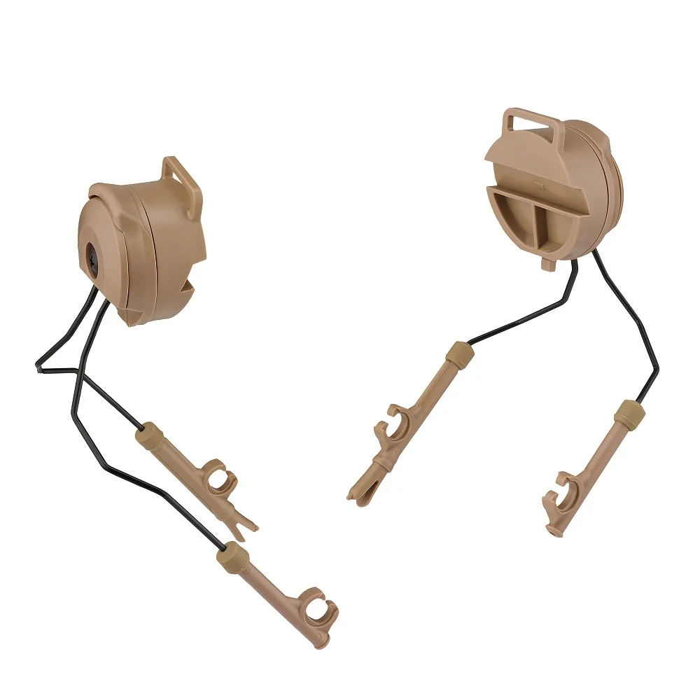 Tactical Headset Bracket Fast Ops Core Helmet ARC Rail Adapter Set Comtac II Series Military Noise Cancelling Headset