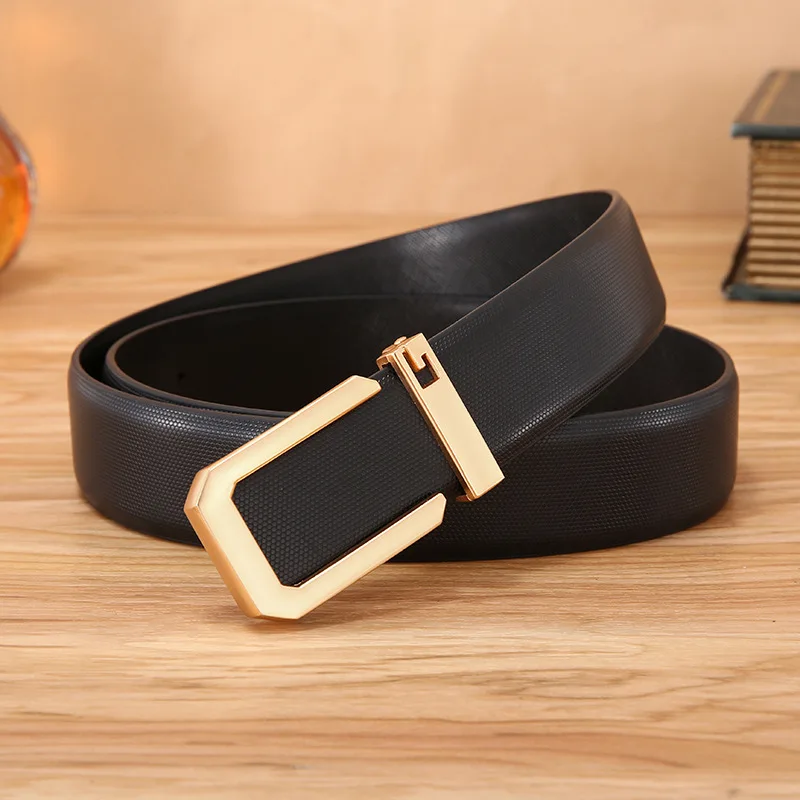 

Women Fashion Leather Belt Buckle Belts Women and men Waist Belt Thin Black Buckle Leather Belt A06
