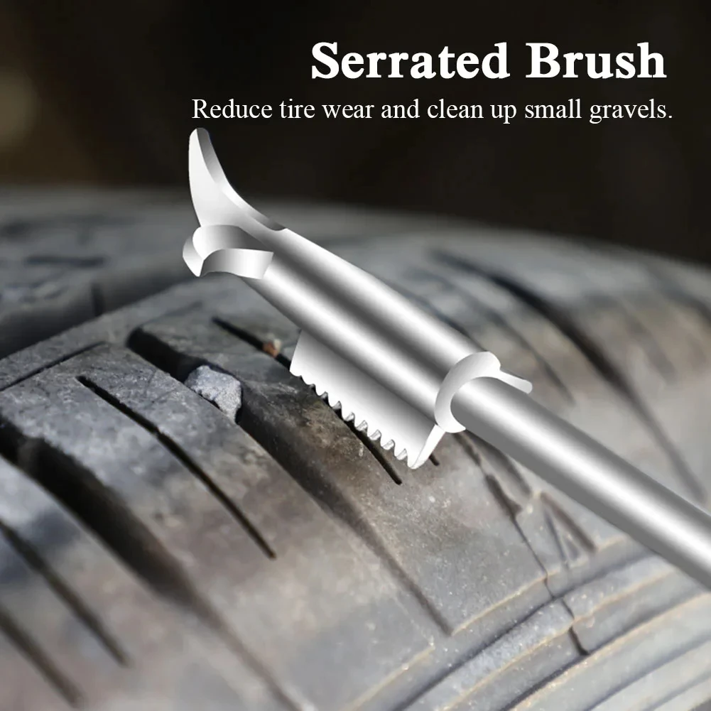 Car Tire Repair Cleaning Hook Screwdriver Accessory Tire Stone Cleaner Stone Remover Cleaning Tool Repair Tools