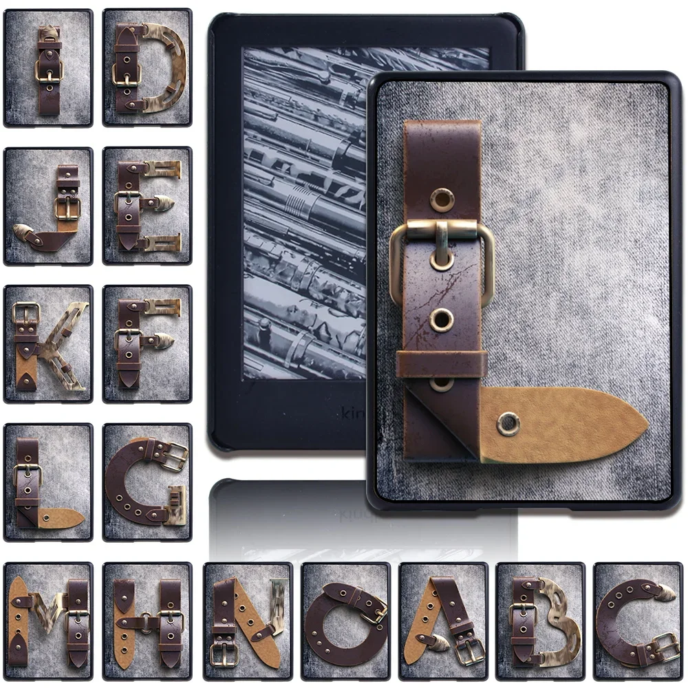 Custodia Per Tablet Per Kindle Paperwhite 4/Paperwhite 1/2/3/Kindle 8Th Gen/Kindle 10Th Gen Chain Letter Series Dustpoor Back Shell
