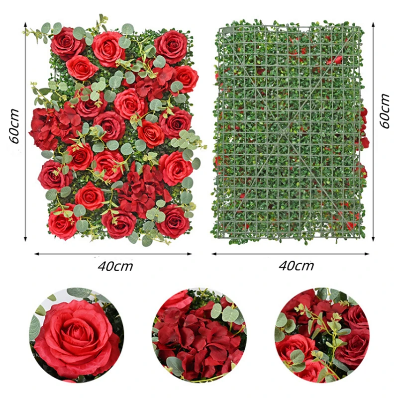 

Искусственный цветок на стену 40x60 см, свадебный фон, фотообои, день рождения, украшение, фон, искусственный цветок