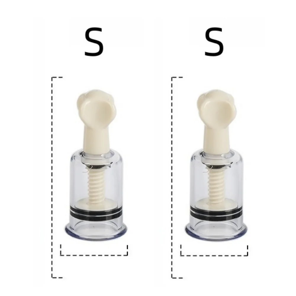 4 Sizes Rotating Handle Twist Suction Cupping Cup Nipple Enhancer Massage Vacuum Cans Suction Cup Anti Cellulite Massager_voghion.com