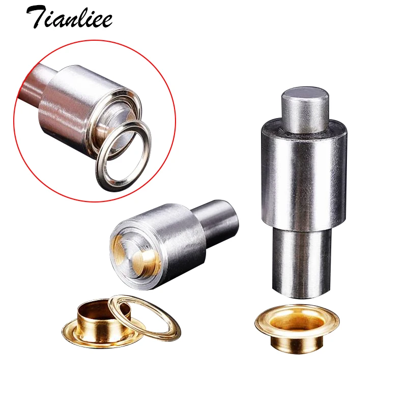 Magnetic Hollow Button Mould Metal Eyelet Electric Buttonhole Machine Installer Grommet For Canvas Clothes Tents Craft Supplies