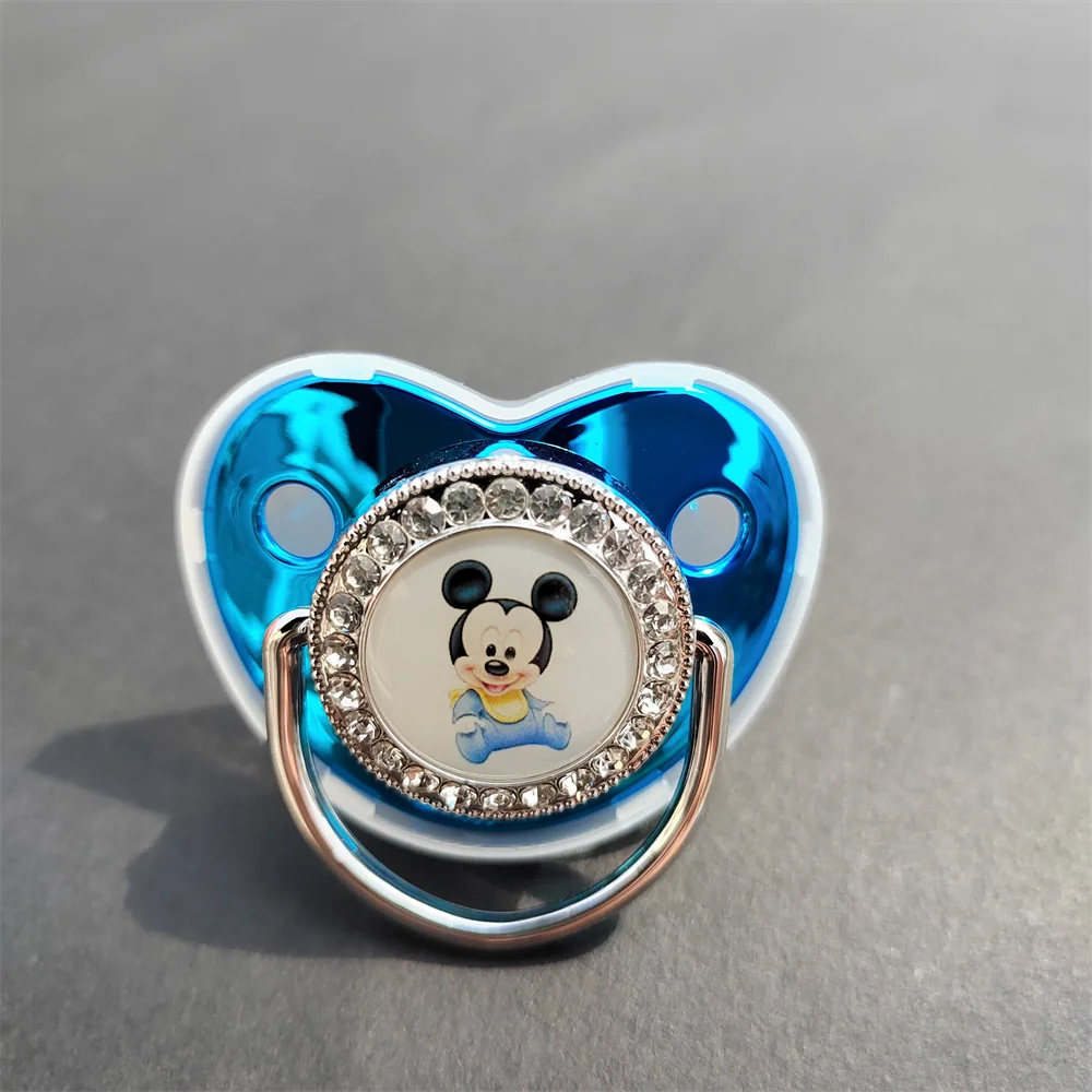 Mickey Mouse Baby pacifier chains and pacifiers Silica Gel Baby