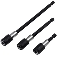 Extension autobloquante hexagonale à dégagement rapide, perceuse électrique, tournevis à transfert rapide, outil le plus récent, 3 pièces 1