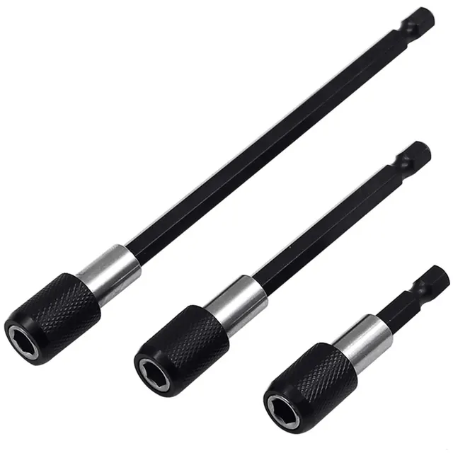 Extension autobloquante hexagonale à dégagement rapide, perceuse électrique, tournevis à transfert rapide, outil le plus récent, 3 pièces 1