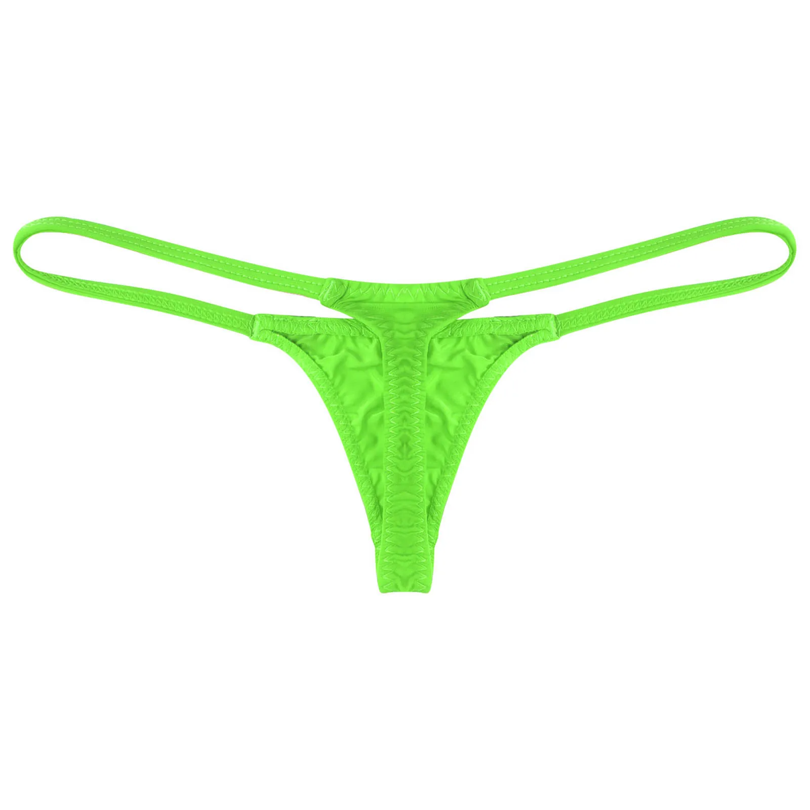 Mens Mini Micro Coverage Underwear Low Rise Thongs Panties Elastic Waistband G-Strings Briefs Underpants