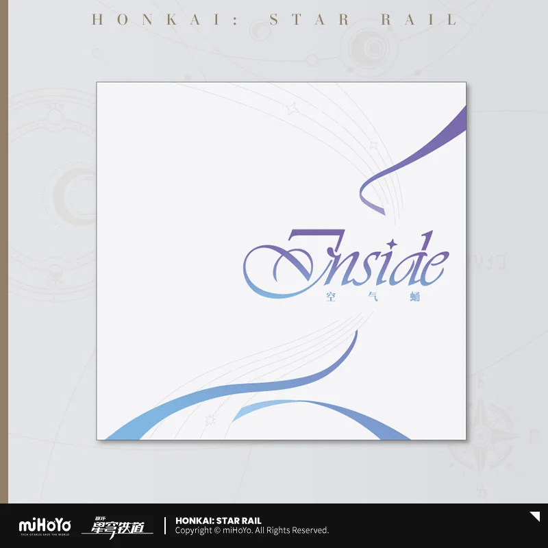 Carte laser de badge d'album fongique C.INSIDE, jeu de prévente, Honkai: Star Rail Merch officiel
