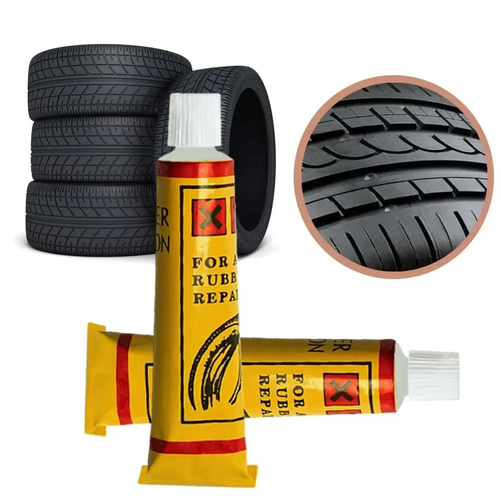 5Pcs/bag Bicycle Repair Glue Bike Tire Repair Tools Bicycle Inner Tube Puncture Cement Rubber Cold Patch Solution tire repair glue