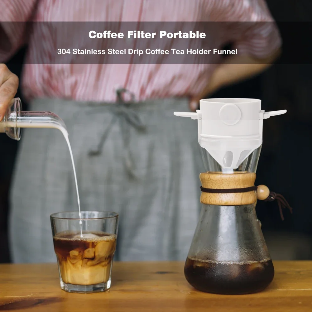 Foldable Stainless Steel Coffee Dripper 3