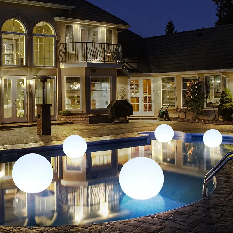 COLIN Modern Floating Ball Landscape Lamp Creative Outdoors Pool Light LED Remote Control Waterproof IP65 for Hotel Garden