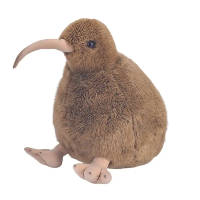 Stuffed Kiwi Bird Toy Kiwi Bird Plush Stuffed Dolls Portable Kiwi Bird Animal Stuffed Plush Toys For Girl Boy All Ages Great