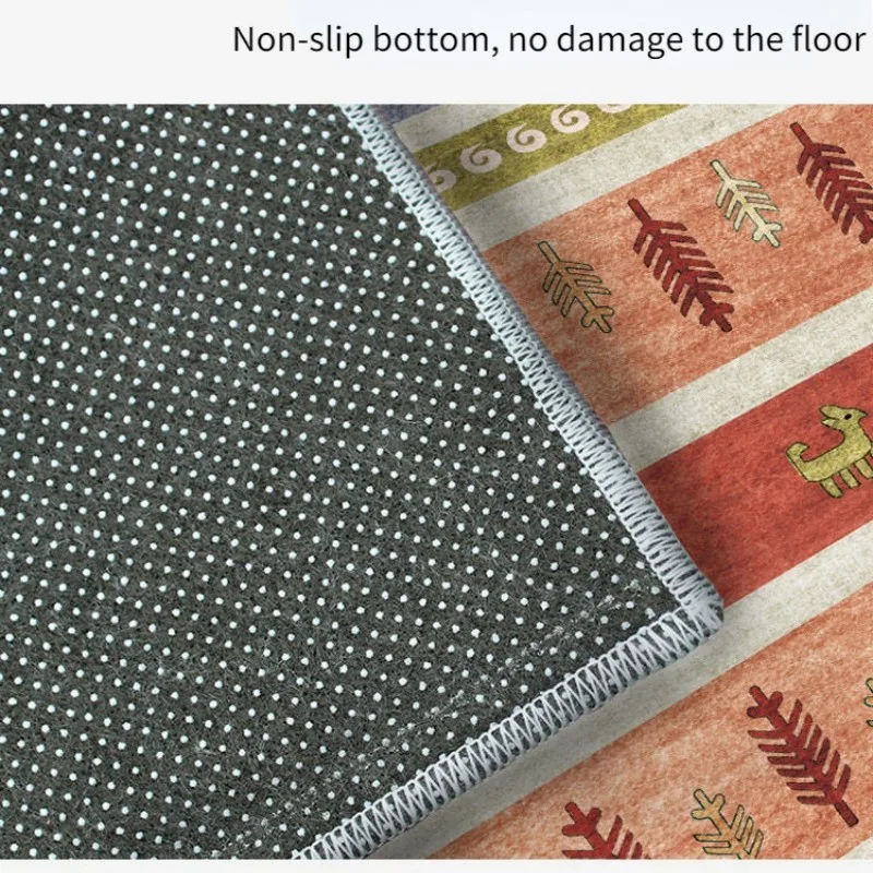 Retro Moroccan Style Living Room Bedroom Home Decor Anti-Slip Floor Mat Lounge Rug floor mat,plush rug,decorative carpet,silk wool rug,plush carpet,non slip carpet,imitated cashmere carpet