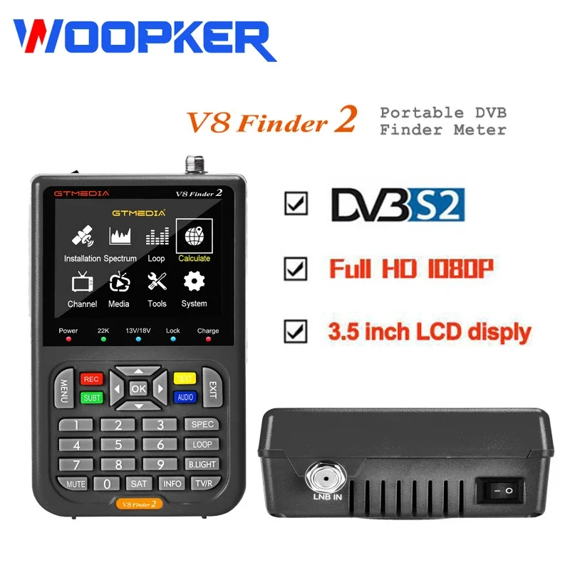 Satellite finder Media Player V8 Finder2 DVB-S2 1080P VS ST-5150 V8 FINDER PRO WS-6933 WS-6980 WS-6906