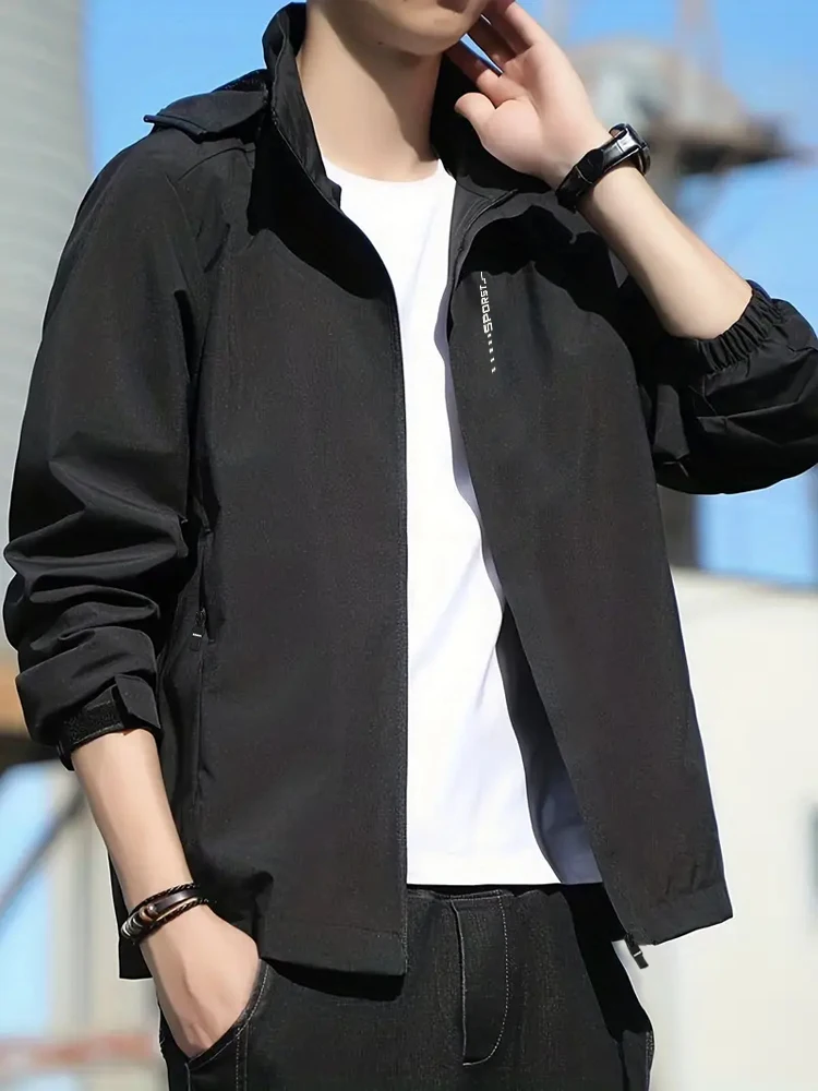 Stand Collar Jacket Men's Casual Slim Baseball Jacket Latest Spring Fashion High Quality ﻿