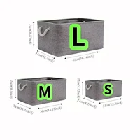 Sundries Storage Basket Linen Fabric Sorting Basket Foldable Wardrobe Storage Box for Living Room Bedroom Baby Toys Organizer 2