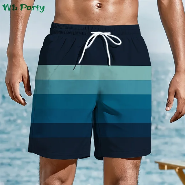 Striped Beach Shorts