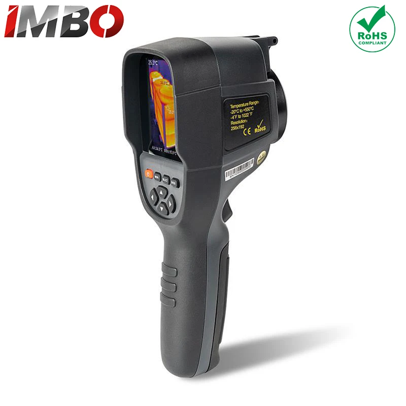 IMBO T18 T100 열화상 카메라, 수도관 누수 및 전기 설비용 256*192 휴대용 적외선 열화상 이미지 장치