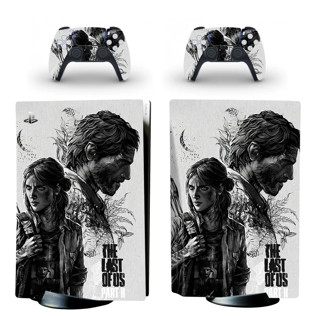 Vinyl Decal Skins The Last of Us Ellie Joel PS5 Disc Skin Sticker Protector Cover for Console Controller PS5 Disk