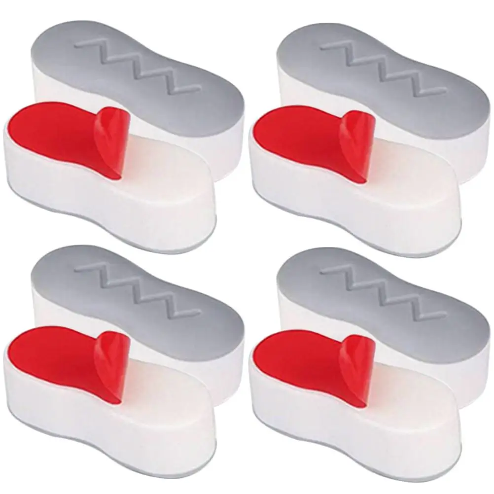 8 Pcs Toilet Seat Gasket er Pads Lid Bumpers Replacement Kit Riser Cushioning Abs Tpu Bidet Attachment Toilet Parts