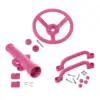 Playground Equipment Pink Set Pirate Telescope Steering Wheel Handle Bars for Jungle Gym Swingset Backyard Treehouse Parts 2