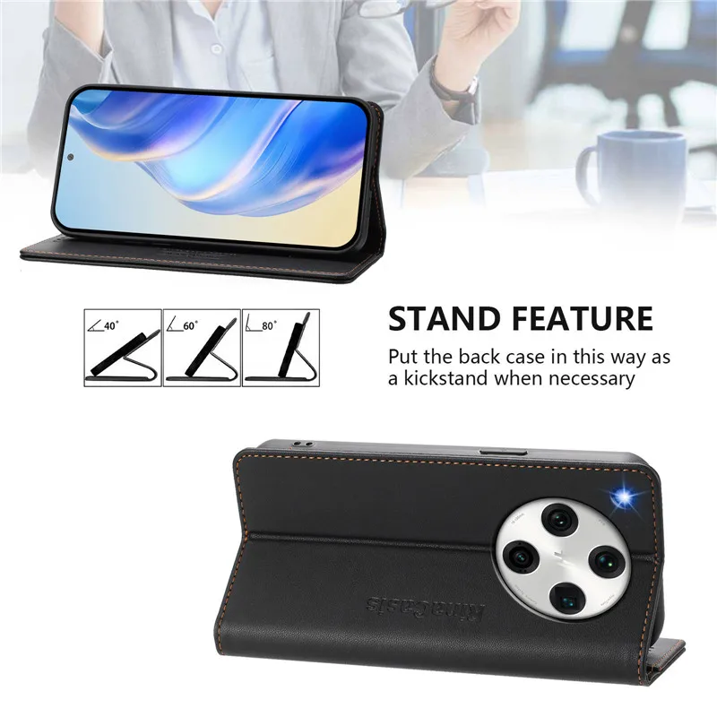 Luxury Anti-Theft Leather Flip Wallet Phone Case