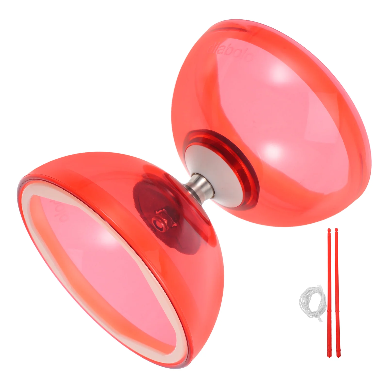 Fitness Diabolo Set Soccer Toys Soft Rubber Double Wheel Diabolo For Elderly People Toddler Child