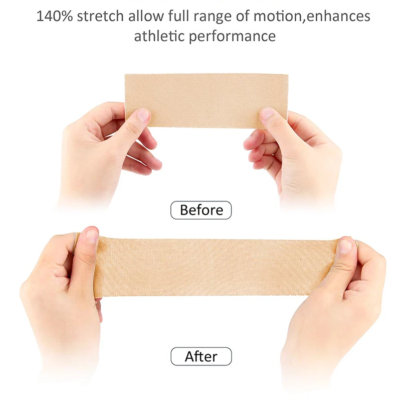 Kinesiology Tape Muscle Bandage Sport Athletics Elastic Knee Brace Support Elbow Protector Pad Bandage Fixer tape Wristbands