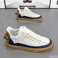 Autumn new Men Sport Casual Shoes Fashionable Comfortable Thick soled Height Increasing Men flats Lightweight Breathable Sneaker