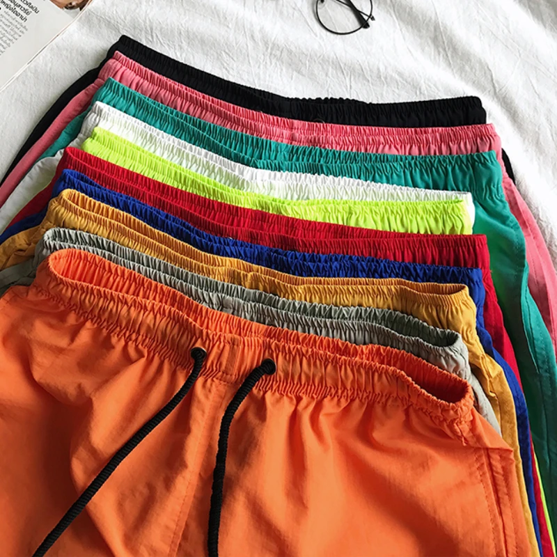 Summer Men Swim Shorts Trunks Beach Board Shorts Waterproof Men Running Sports Casual Short Pants Beach Fitness Pants Swim Trunks