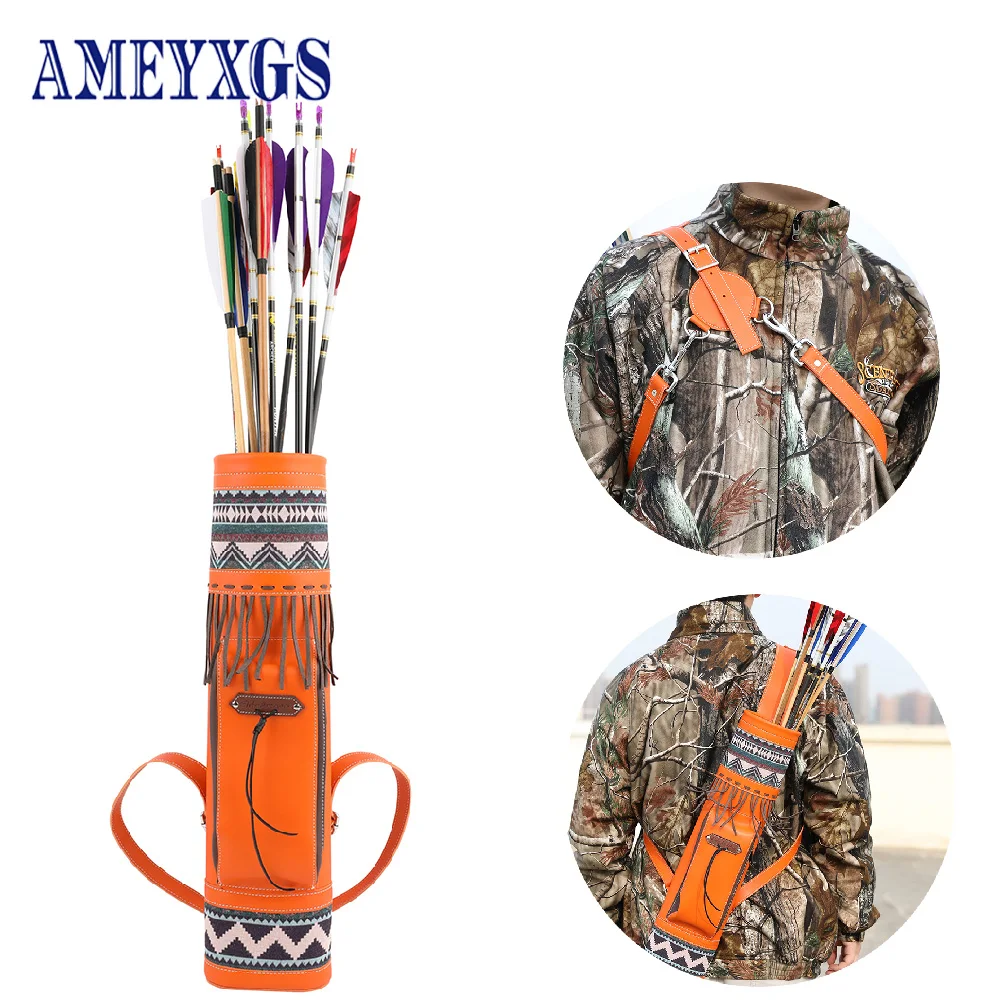 Archery Arrow Backpack Bag Holder Portable Shoulder Bag Bottom Thickening Adjustable Strap for Outdoor Archery Hunting