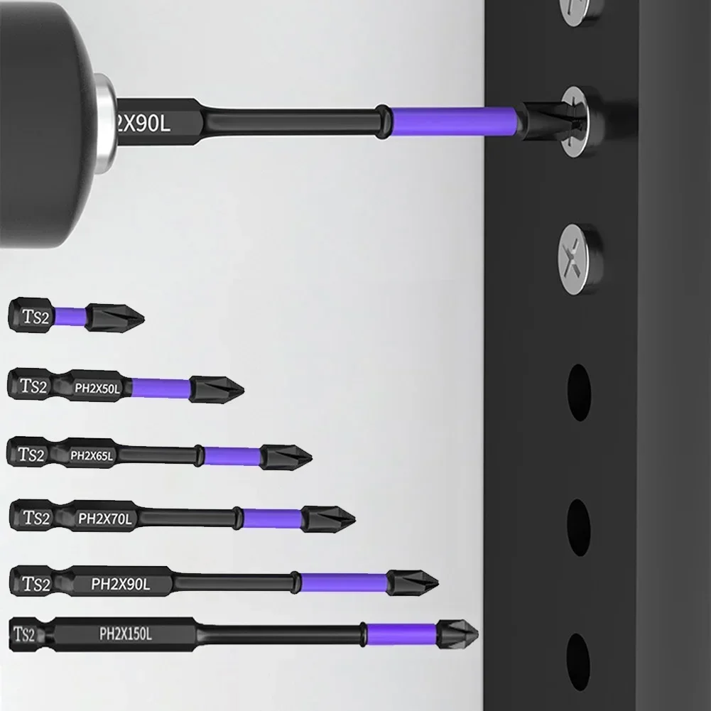 PH2 Cross Screwdriver Set 10/20pcs Magnetic Batch Head Impact Drill Bit Alloy Steel Non-slip Cross Screwdriver 25/50/65/70/90mm screwdriver set magnetic screwdriver set magnetic screwdriver bit set