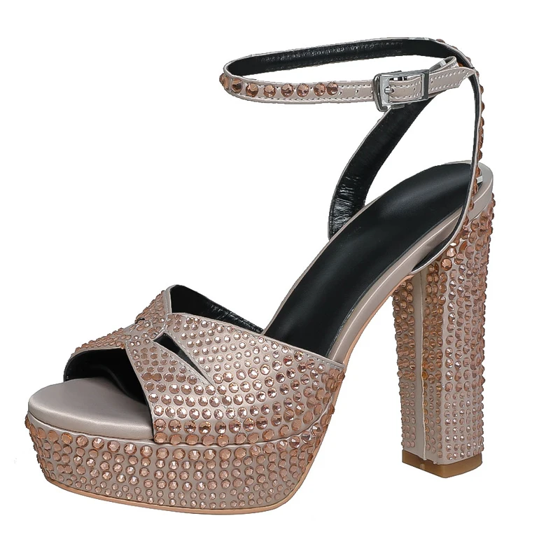 Shiny Diamond Sexy Party High Heel 