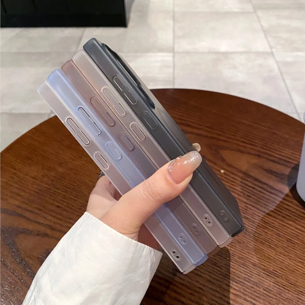 Thin Matte Clear Magnetic Phone Case Cover