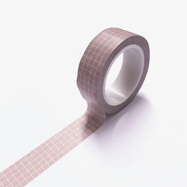 10M Black and White Grid Washi Tape Japanese Paper DIY Planner