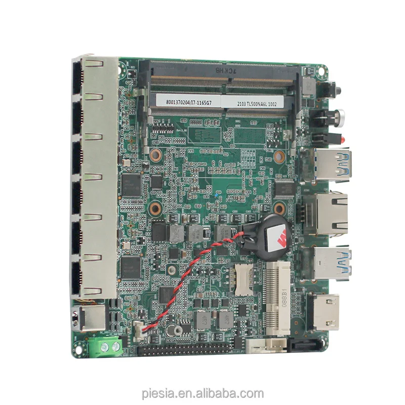 X86 마더보드 LGA 1155 PCB, I3/I5/I7, 나노 itx, 리눅스, 안드로이드 액세스 제어 보드용 마더보드