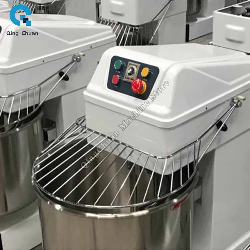 Flour-mixing Machine Commercial Fully Automatic Large Capacity Output Stainless Steel Mixed Noodles Kneading Machine