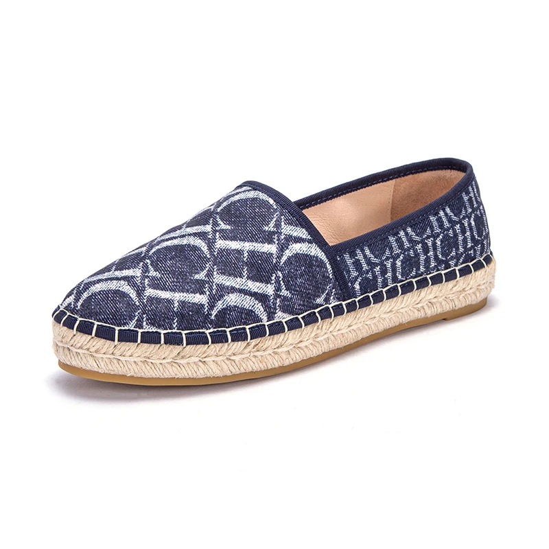 حذاء صياد كلاسيكي نسائي ، مريح ، مسطح ، كاجوال ، ن...