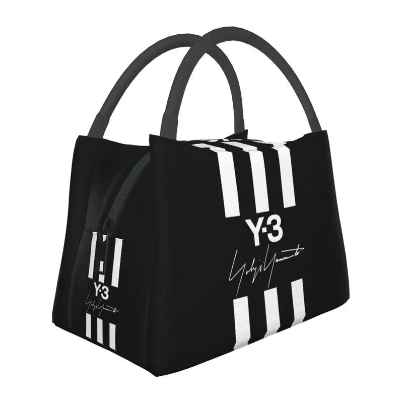 

Custom 3Y Yohji Yamamoto Lunch Bags Men Women Warm Cooler Insulated Lunch Boxes for Office Travel