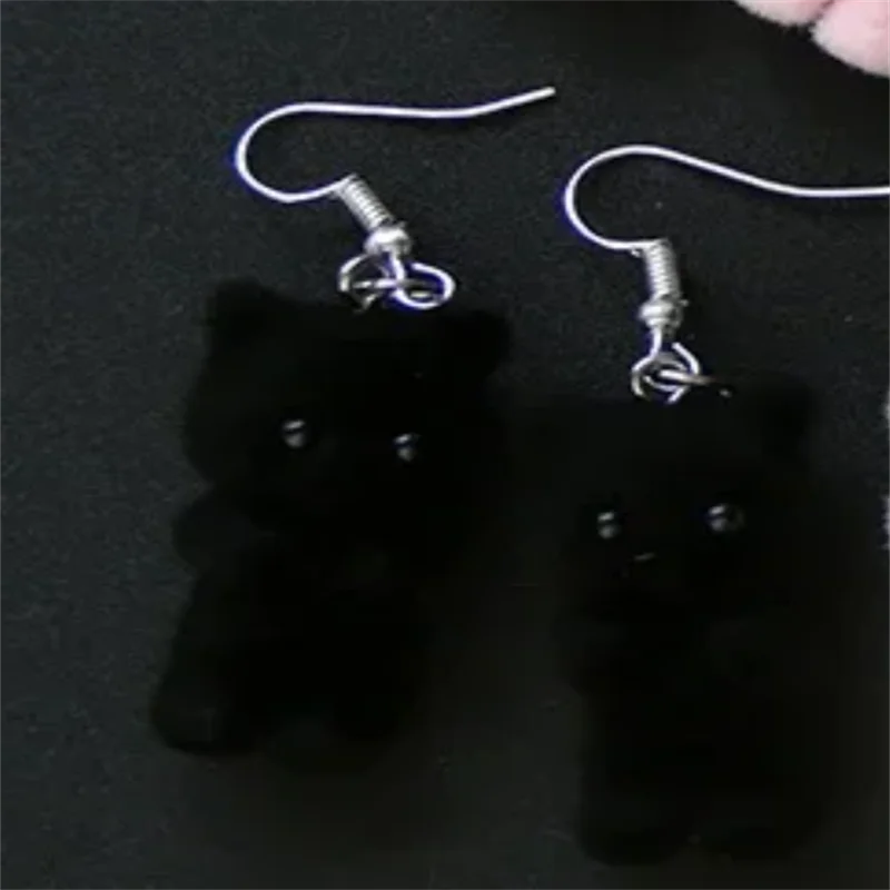 Black Cat Earring