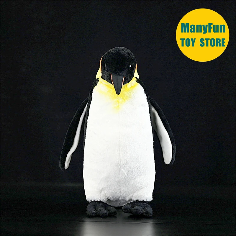 Emperor Penguin Plush Toy High Fidelity King Penguin Plushie Penguin Peluche Lifelike Stuffed Animals Simulation Doll Kawai Toys 4